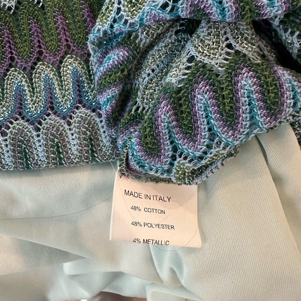 Hill House Blue and Green Knit Dress - Picture 7 of 7